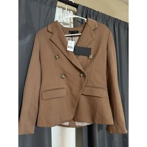 Brand New!!! Tan Woman's Jacket/Blazer By Gib Onlook Size Small With Tags